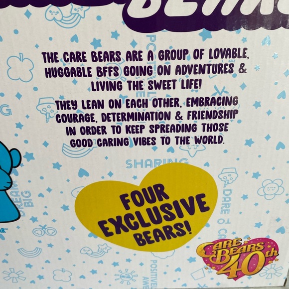 CARE BEARS special edition collector set of 5 plush - Picture 5 of 13